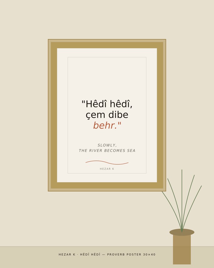 Hêdî hêdî poster